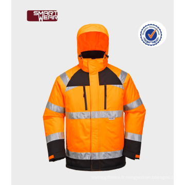 Usine Chine Vêtements de travail Polyester Sécurité réfléchissante Hi Vis Workwear